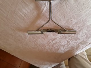 Faretto da soffitto in metallo e vetro