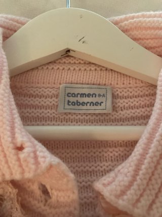 Abrigo niña Carmen Taberner rosa