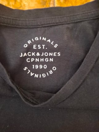 Camiseta Jack&Jones Negra Talla M