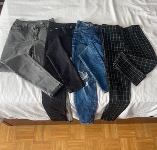 Lote de 4 pantalones vaqueros y de vestir
