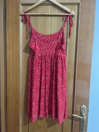 Vestido rojo Lefties lunares