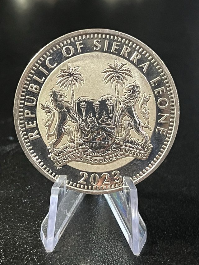 Moneda Plata Tutankamón 1oz Sierra Leona 2023