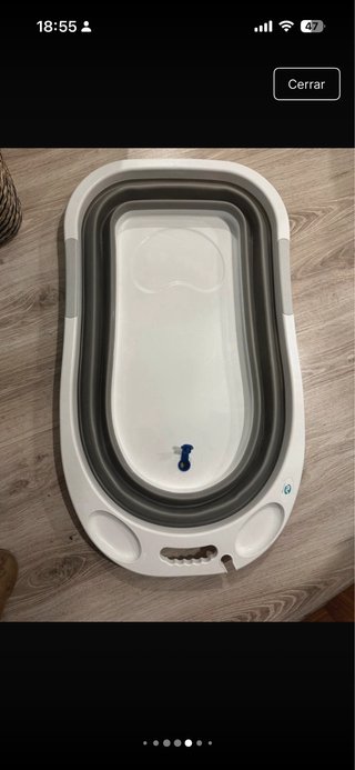 Bañera bebé con hamaca plegable