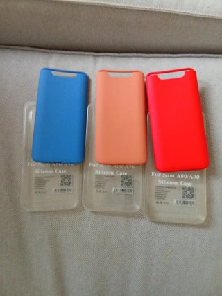 3 Cover Silicone Samsung A80/A90