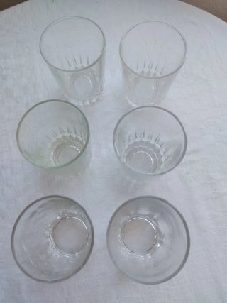 Vasos Duralex Tallados