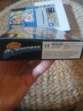 Super Bomberman SNES PAL - Caja, Cartucho y Manual