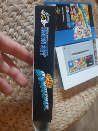 Super Bomberman SNES PAL - Caja, Cartucho y Manual