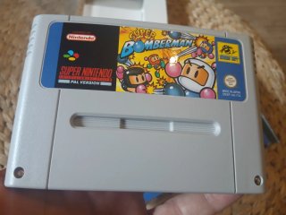 Super Bomberman SNES PAL - Caja, Cartucho y Manual