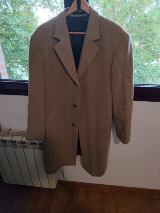 Abrigo Caramelo Caballero Talla 54