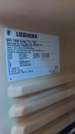 Vinoteca Liebherr WKr 1808 index 11A