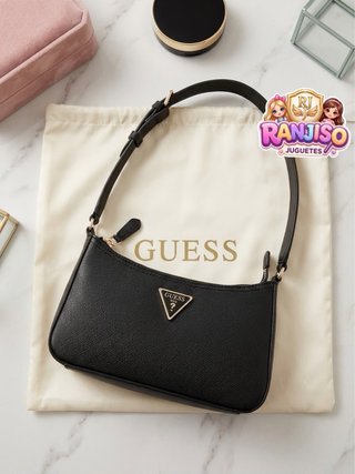 Bolso de hombro Guess negro