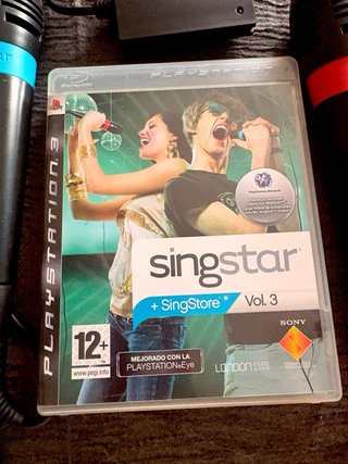Singstar Vol. 3 PS3 con Mando y Micrófonos