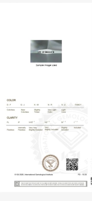 Exclusivo diamante de inversión de 1.12ct.