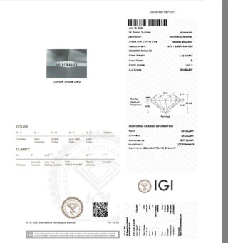 Exclusivo diamante de inversión de 1.12ct.