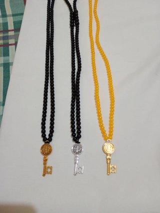 Llaveros Medalla San Benito x3