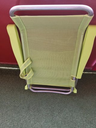 Silla Tumbona Plegable Verde-Limón