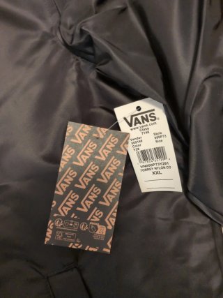 Chaqueta impermeable Vans Negra Talla L