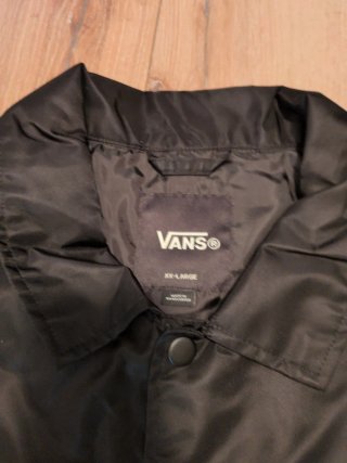 Chaqueta impermeable Vans Negra Talla L