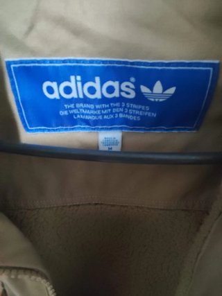 Chaqueta Adidas Militar Beige/Marrón Forrada