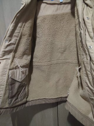 Chaqueta Adidas Militar Beige/Marrón Forrada