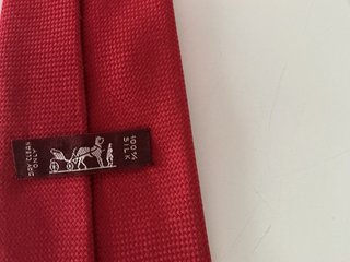 Corbata Hermes Roja
