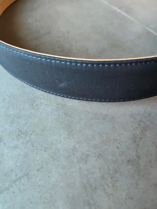 Cinturón Carlo Pignatelli Negro Hebilla Dorada