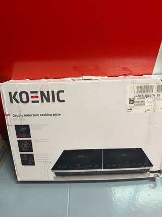 Placa inducción doble KOENIC KIP 2432