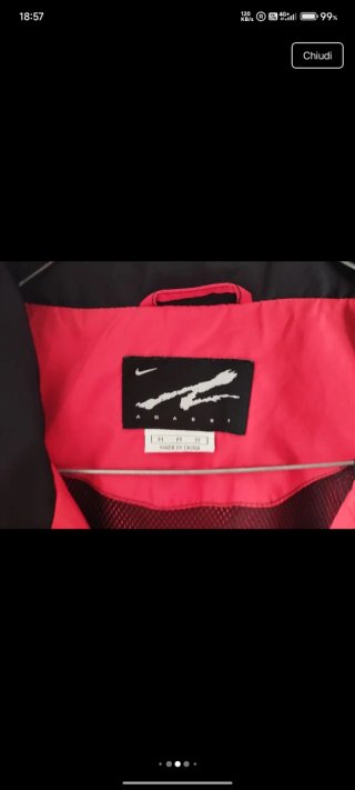 Giacca Nike Agassi Vintage Rossa