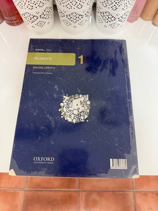 Libro Filosofía 1° Bachillerato