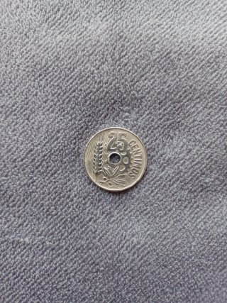 Moneda 25 Céntimos 1934 II República Española