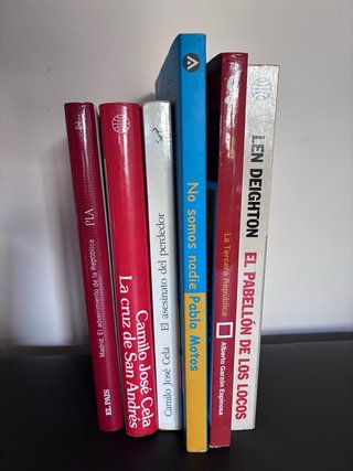 Lote 6 libros varios autores