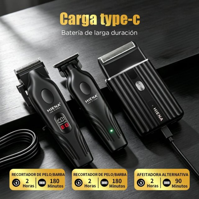 Kit Cortapelo Hombre HIENA Afeitado y C