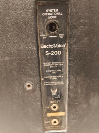 Altavoces EV Stage System 200