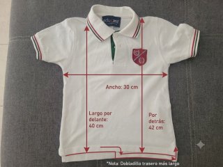 Lote 5 polos Educare nido/infantil