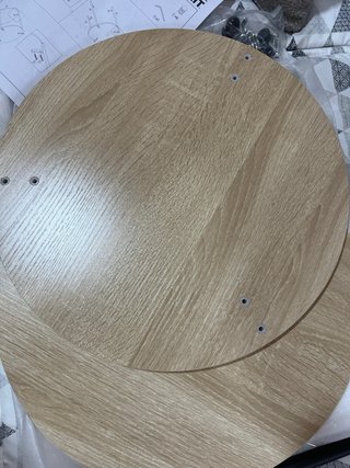 Mesa auxiliar redonda 2 niveles | NUEVA