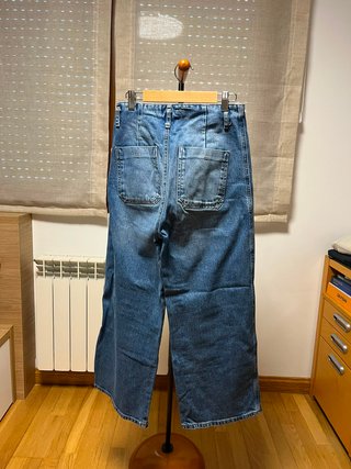 Zara Jeans Wide Leg Talla 36