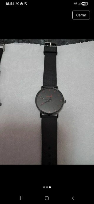 Lote 2 Relojes Unisex Negro
