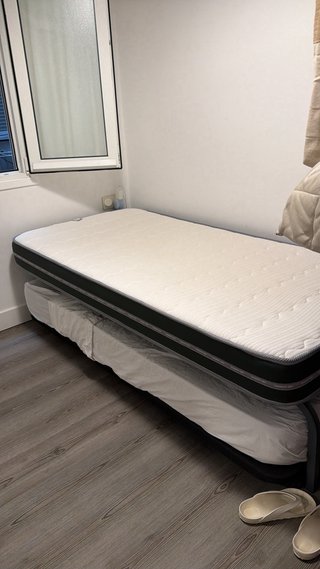 2 colchones y base cama King Size