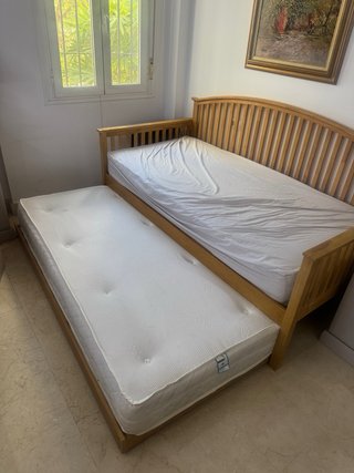 Cama nido de madera maciza