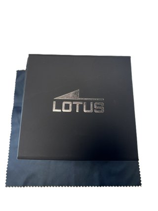 Reloj Lotus Multifunción (Acero y Esfera Negra)