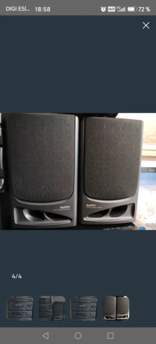 Equipo de música Sanyo