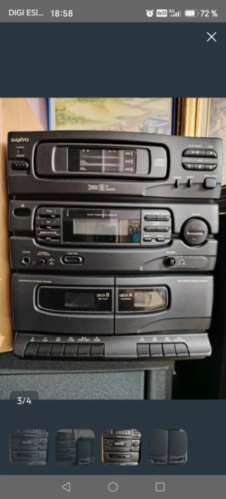 Equipo de música Sanyo