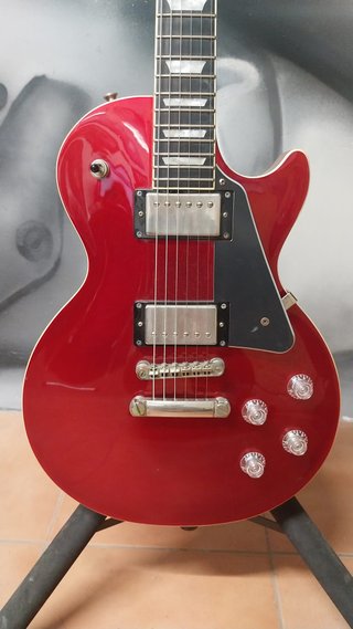 EPIPHONE LES PAUL MODERN SPARKLING BURGUNDY + CASE