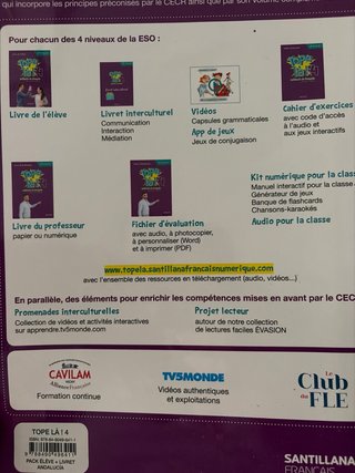 TOPE LA! 4 PACK ELEVE + LIVRET ANDALUCIA