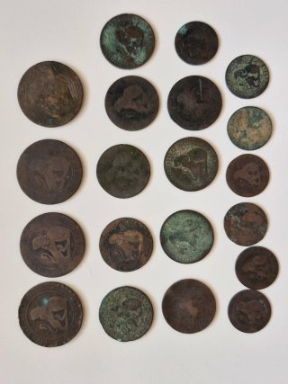 Lote Monedas Históricas España - Gobierno Prov.