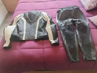 Mono de dos piezas Cuero Spidi Chaqueta y Pantalón
