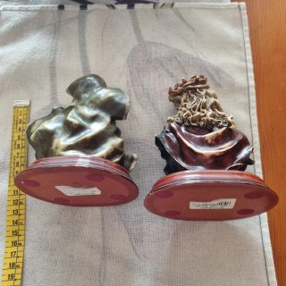 Pareja Figuras Religiosas Virgen y Jesús