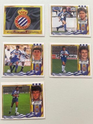 Cromos RCD Espanyol de Barcelona liga 95/96