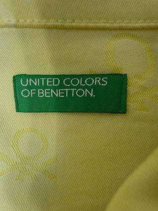 Giubbino giallo Benetton