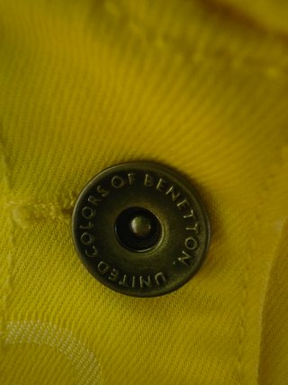 Giubbino giallo Benetton